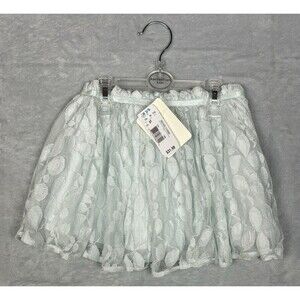 Karadashian Kids Baby Girls Size 3T Light Blue Lace Tulle Skirt